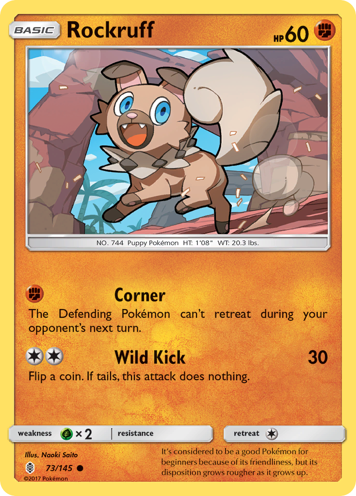 Guardians Rising Rockruff #73/145